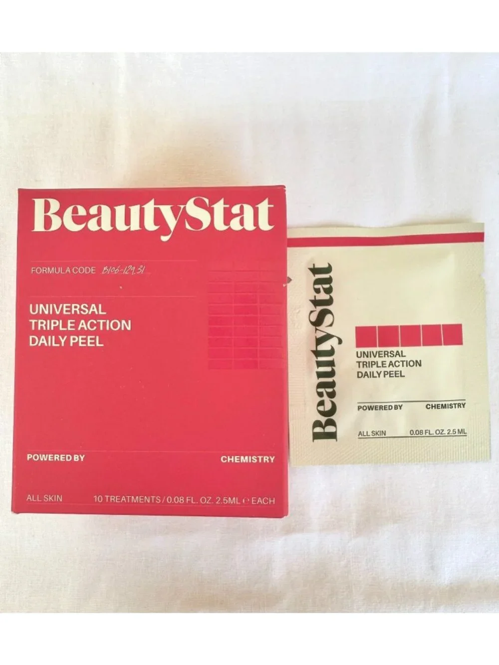 BeautyStat Universal Triple Action Daily Peel Exfoliating Pads 10 Treatments